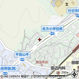 広島県廿日市市平良山手4-1周辺の地図