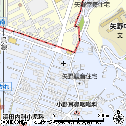 ＪＲＢハイツ矢野３番館周辺の地図