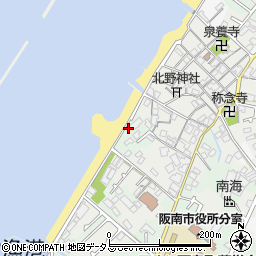 大阪府阪南市鳥取5周辺の地図