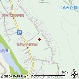 奈良県五條市滝町周辺の地図