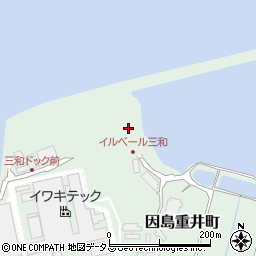 広島県尾道市因島重井町561-2周辺の地図