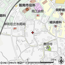 大阪府阪南市黒田35周辺の地図