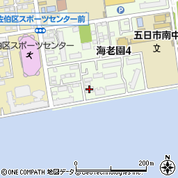 セソール海老園周辺の地図