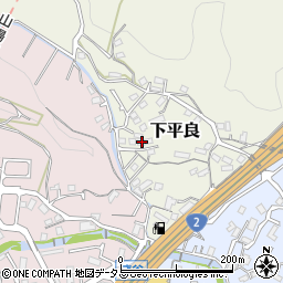広島県廿日市市下平良444周辺の地図