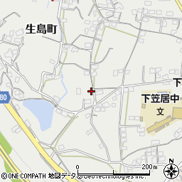 香川県高松市生島町298-5周辺の地図