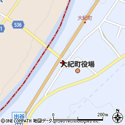 三重県度会郡大紀町滝原1540周辺の地図