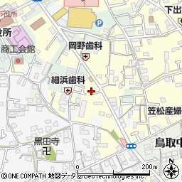 大阪府阪南市下出74周辺の地図