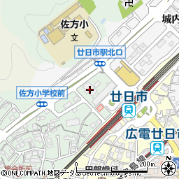ヴィラひまわり廿日市駅前周辺の地図