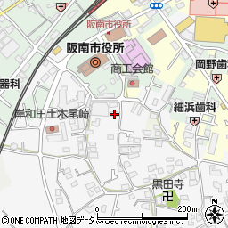 大阪府阪南市黒田47周辺の地図