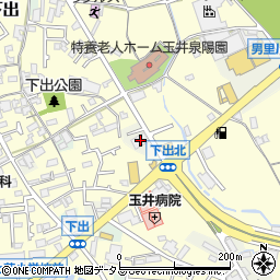 大阪府阪南市鳥取中390-7周辺の地図