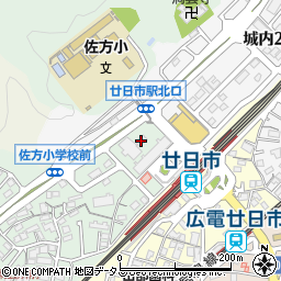 オリックスレンタカー広島廿日市駅前店周辺の地図