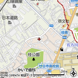 廿日市桜尾塾周辺の地図
