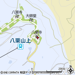 八栗寺周辺の地図