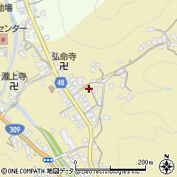 奈良県吉野郡下市町善城726-1周辺の地図