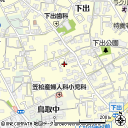大阪府阪南市下出679周辺の地図