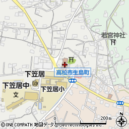 香川県高松市生島町353-1周辺の地図