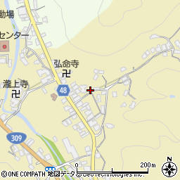 奈良県吉野郡下市町善城57周辺の地図