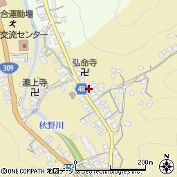 奈良県吉野郡下市町善城50周辺の地図