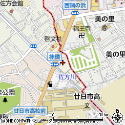 広島県廿日市市佐方本町8周辺の地図