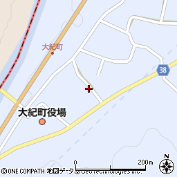 三重県度会郡大紀町滝原1597-2周辺の地図