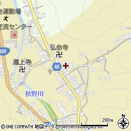 奈良県吉野郡下市町善城55-2周辺の地図