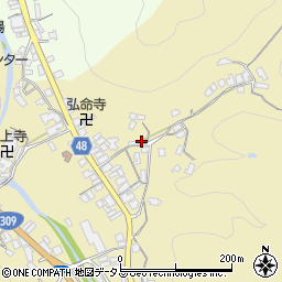奈良県吉野郡下市町善城60-3周辺の地図