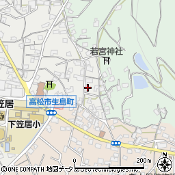 香川県高松市生島町23周辺の地図