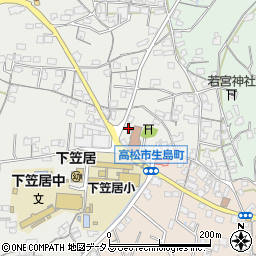 香川県高松市生島町348-8周辺の地図