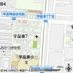 広島県広島市南区宇品東7丁目5周辺の地図