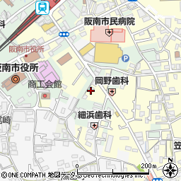 大阪府阪南市下出66周辺の地図