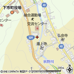 奈良県吉野郡下市町善城126周辺の地図