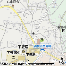 香川県高松市生島町43周辺の地図
