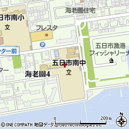 広島市立五日市南中学校周辺の地図