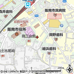 大阪府阪南市下出47周辺の地図