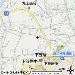 香川県高松市生島町341周辺の地図