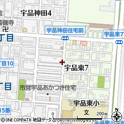 リパーク広島宇品神田５丁目駐車場周辺の地図