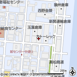 讃州倉庫株式会社　朝日新町団地倉庫周辺の地図