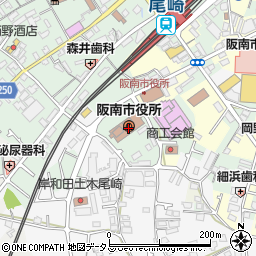 池田泉州銀行阪南市役所 ＡＴＭ周辺の地図
