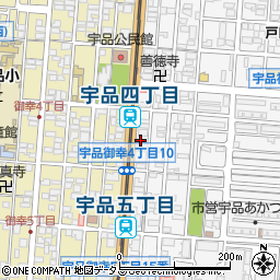 メイシ五分間周辺の地図