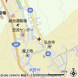 奈良県吉野郡下市町善城14-2周辺の地図