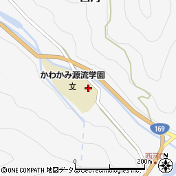 川上村立かわかみ源流学園周辺の地図