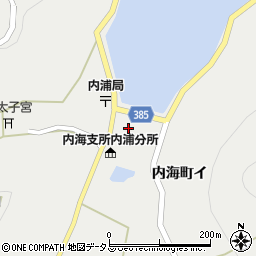 広島県福山市内海町イ周辺の地図