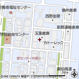 玉藻倉庫株式会社　朝日新町倉庫周辺の地図