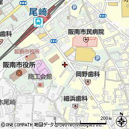 大阪府阪南市下出45周辺の地図