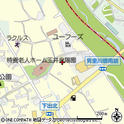 大阪府阪南市下出395周辺の地図