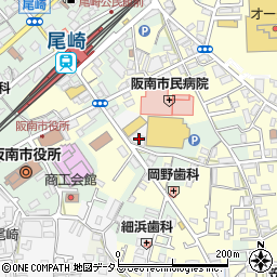紀陽銀行尾崎支店 ＡＴＭ周辺の地図