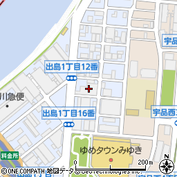 株式会社本田春荘商店　出島工場周辺の地図