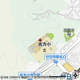 廿日市市立佐方小学校周辺の地図