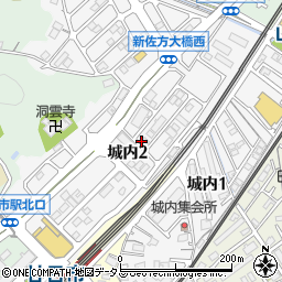 広島県廿日市市城内2丁目周辺の地図