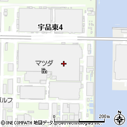 広島県広島市南区宇品東4丁目周辺の地図